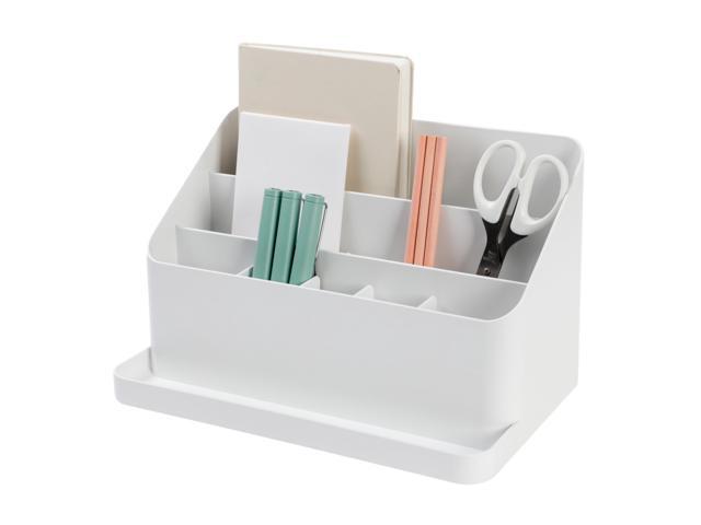BLUE GINKGO Desk Organizer, Office Supplies, White, Made in Korea