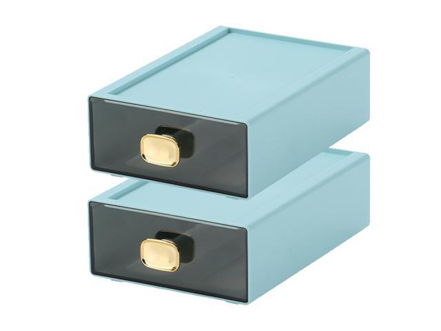 Desktop Storage Drawers, Stackable Countertop Organizer with Drawers
