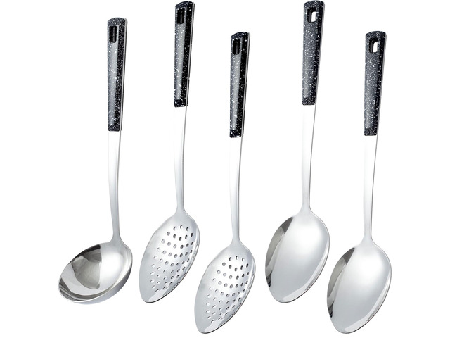 5-Piece Stainless Steel Serving Spoon Set