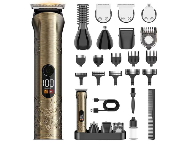 Solati Beard Trimmer for Men Professional Hair Clippers Kit with Zero Gapped Ele