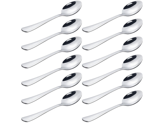 homEdge Stainless Steel Espresso Spoon, 5 Inches Mini Coffee Spoon for Demitasse