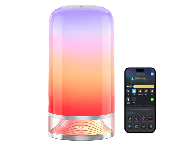 Govee RGBIC Smart Table Lamp 2, Touch Bedside Small Table Lamp (Corded)