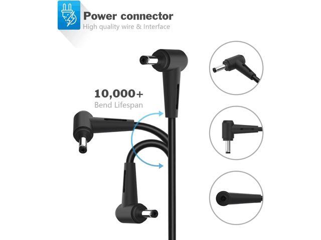 19V Laptop Charger Compatible with Gateway Gateway GWTN156-1 GWTN156-5 GWTN156-4 GWTN156-9 GWTN141-2 GWTN141-10 GWTN156-7 GWTN156-7 GWNC31514-BK...