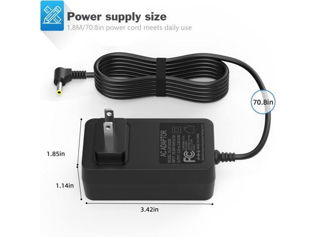 12V 2A Laptop Charger for Gateway Power Cord, Computer Wall Charger Compatible with Gateway GWTN116-1 GWTC116-1 GWTC116-2 GWTN116-3 GWTN141-1...