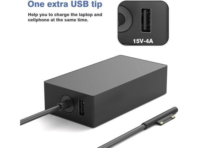 65W Surface Pro Charger Replacement for Microsoft Surface Laptop 2 3, Surface Pro X 9 8 7 6 5 4 3, Surface Go 2 Go 3, Surface Book 1 2 Microsoft...