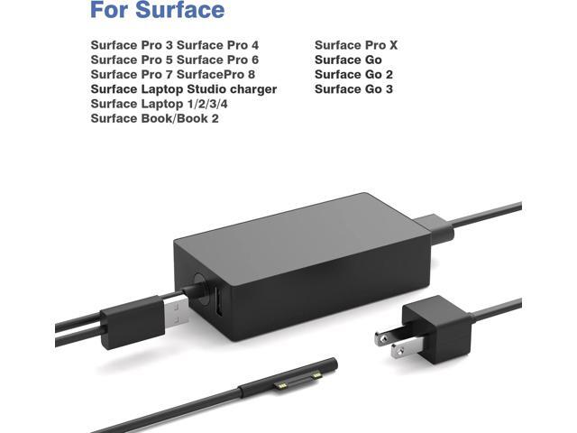 65W Surface Pro Charger Replacement for Microsoft Surface Laptop 2 3, Surface Pro X 9 8 7 6 5 4 3, Surface Go 2 Go 3, Surface Book 1 2 Microsoft...