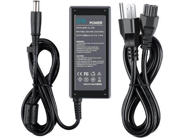 Dtk 18.5V 3.5A 65W for HP Ac Adapter Laptop Computer Charger Notebook PC Power Cord Supply Source Plug Connector Size: 7.4 x 5.0 mm with pin Inside