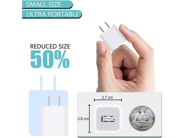 Cube for iPhone Charger, 2 Set 3FT USB to Lightning Cable with USB Wall Charger Block Adapter Fast Charging High Speed Data Sync Cord Compatible...