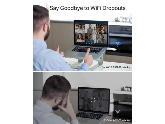 BrosTrend WiFi 6 AX1800Mbps USB WiFi Adapter Dual Band WiFi Dongle 5GHz 1201Mbps + 2.4GHz 574Mbps USB-3.0 Wireless Adapter 802.11ax WiFi USB...