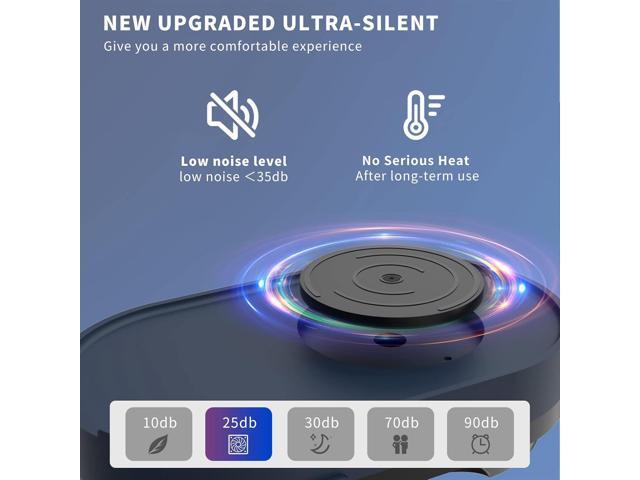 Mouse Jiggler, Undetectable Mouse Mover Device Wiggler Shaker with Drive Free USB Cable and 5V1A Adapter, Moves Mouse Automatically, Keep PC Screen...