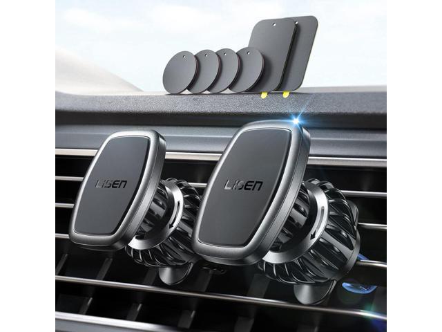 LISEN 2 Pack Magnet for Phone Car Mount Magnetic Phone Holder for Your Car Vent 6 Military Magnets Vent Cell Phone Holder Mount for Car Plate Fit...