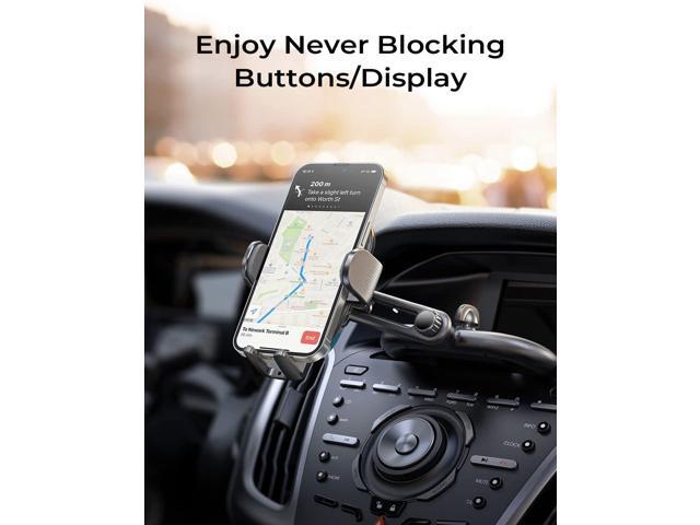 LISEN CD Phone Holder for Car,Adjustable CD Slot Phone Mount Holder for iPhone Ultra Sturdy Cell Phones Holders for Your Car Accessories for Women...