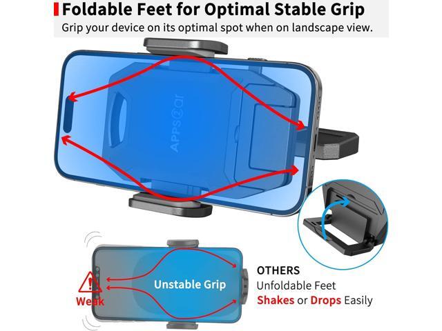 APPS2Car Sturdy CD Slot Phone Mount with One Hand Operation Design, Hands-Free Car Phone Holder Universally Compatible with All iPhone & Android...