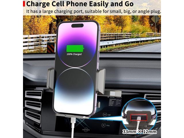 APPS2Car Sturdy CD Slot Phone Mount with One Hand Operation Design, Hands-Free Car Phone Holder Universally Compatible with All iPhone & Android...