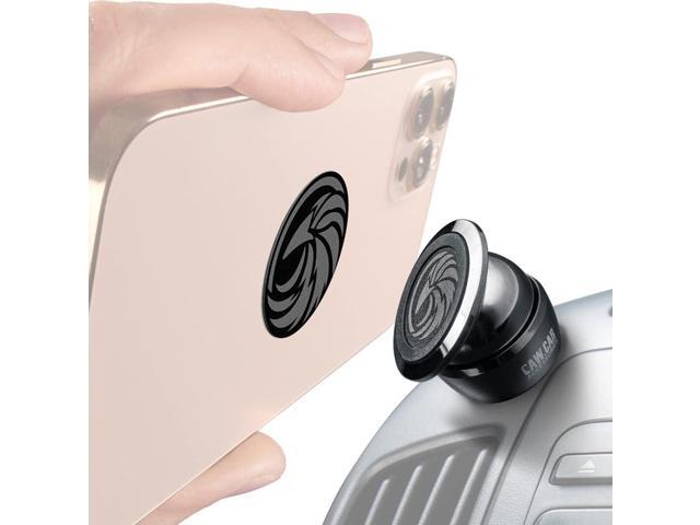Universal Car Phone Mount Magnetic - All-Metal Car Mount for Smartphone & GPS - Cell Phone Holder for Car Dashboard. +100 to Safeness & Comfort