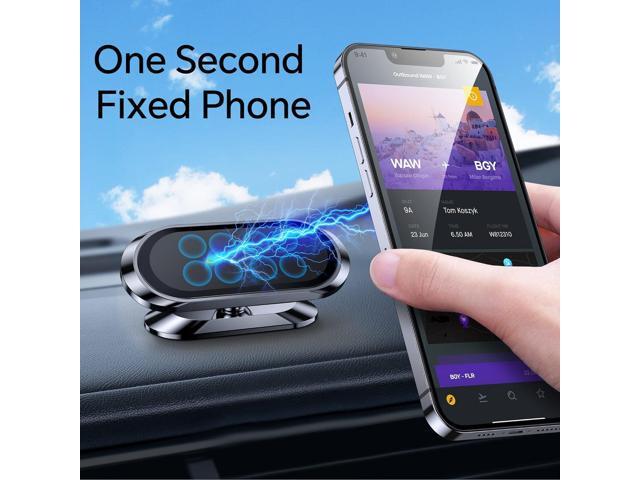 2-Pack Magnetic Phone Holder for Car DashStrong Magnet Magnetic Car Phone Holder Mount 4 Plate Phone Holders for Your Car Phone Mount for Car...