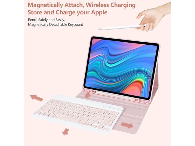 iPad Keyboard Case for iPad Pro 12.9 inch (5th, 6th Generation) & NEW iPad Air 13 inch M2 (Only Applies to 3 iPads Model) - Wireless Detachable...