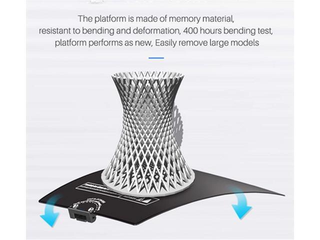 3D Printer Parts Flexible Build Plate Kit for Flashforge Adventurer 3 Series Upgraded Print Platform 3D Printer Accessories