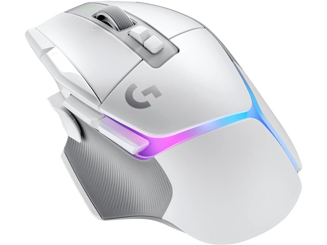 G502 X Plus Lightspeed Wireless Optical Mouse - LIGHTFORCE hybrid switches, LIGH