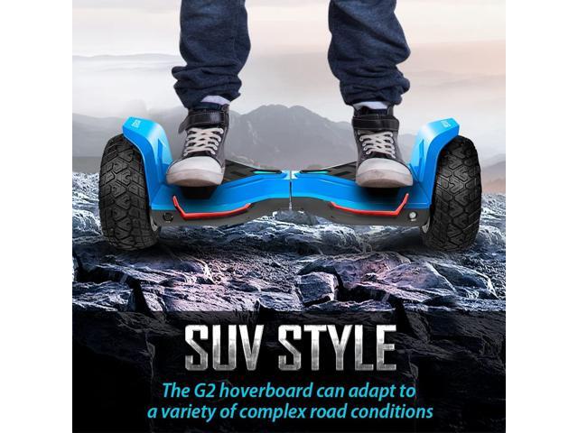 GYROOR Warrior 8.5 inch All Terrain Off Road Hoverboard with Bluetooth Speakers and LED Lights, UL2272 Certified Self Balancing Scooter