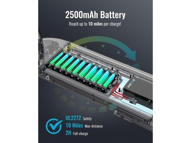 Gyroor Kids Electric Scooter, with 200W Motor & LED Visible Display, Colorful Lights, Adjustable Speed and Height, 10 Mph & 10 Miles Range Electric...