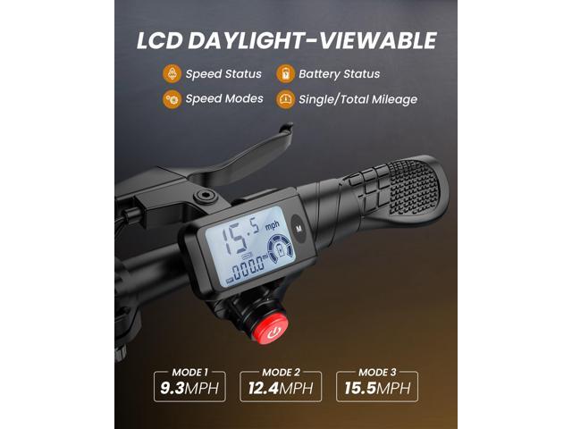 GYROOR C1 450W Electric Scooter with Seat, Powerful Motor up to 22 Miles Range, Folding Electric Scooter for Adult Max Speed 15.5Mph, Electric...