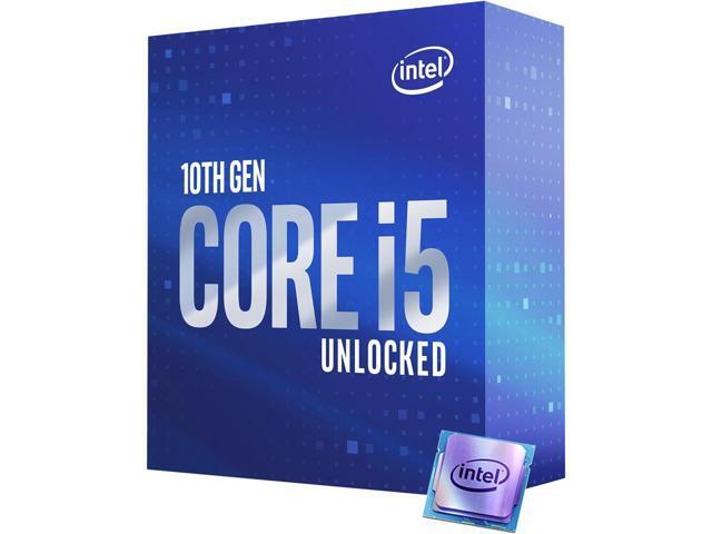 Intel Core i5-10600K Desktop Processor i5 10th Gen 6 Cores up to 4.8 GHz Unlocked LGA1200(Intel 400 Series Chipset)125W- BX8070110600K-OEM,No Box