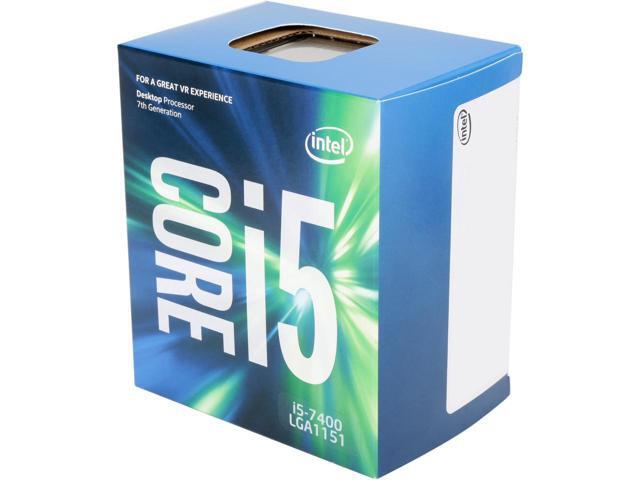 Intel Core i5-7400 Desktop Processor i5 7th Gen - Kaby Lake Quad-Core 3.0 GHz LGA 1151 65W - BX80677I57400 OEM,No Box