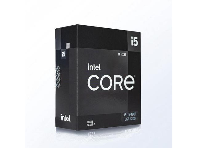 Intel Core i5-12490F Alder Lake Desktop Processor Game Special Edition i5 12th Gen, 6 Cores up to 4.6 GHz Turbo LGA 1700 65W Without Graphics and.