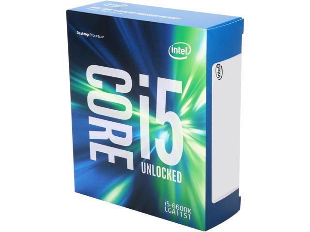 Intel Core i5-6600K Skylake Desktop Processor i5 6th Gen, Quad-Core(4 Core) up to 3.9 GHz LGA 1151 91W BX80662I56600K Desktop Processor Intel HD.