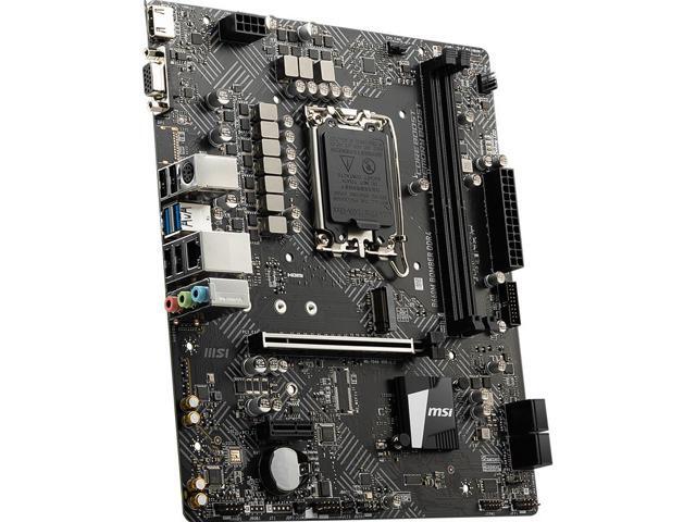 MSI B660M BOMMER DDR4 Micro ATX Motherboard, INTEL B660/LGA 1700 12th Gen Motherboard, SATA PCIe 4.0 DDR4 4000, Micro ATX Intel Motherboard