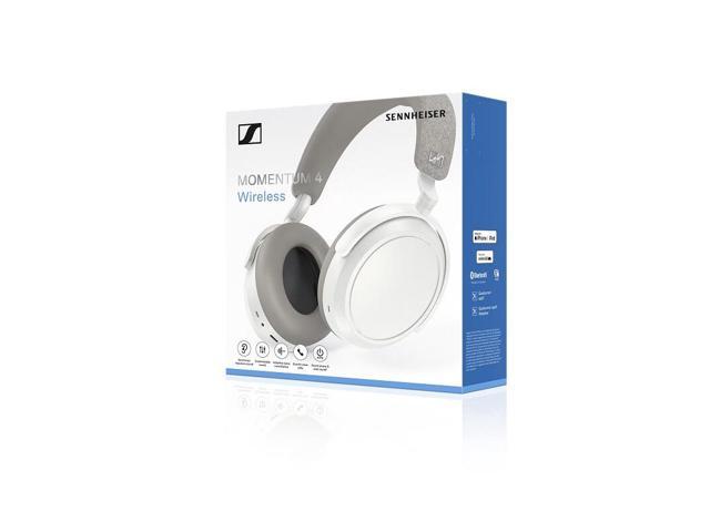 Sennheiser - MOMENTUM 4 Wireless Adaptive Noise-Canceling Over-The-Ear Headphones - White - image 6
