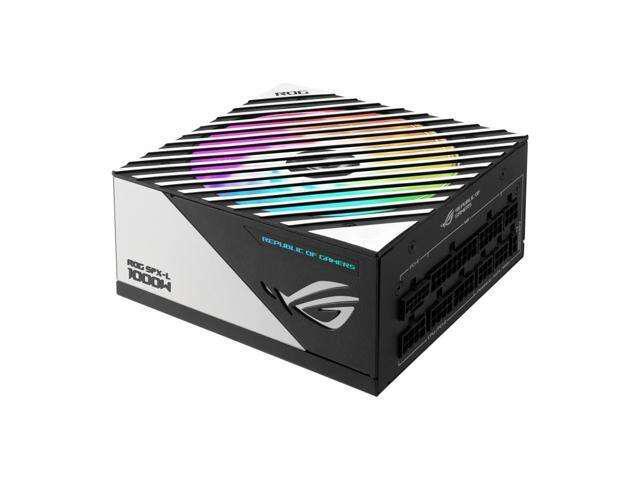 ASUS ROG Loki SFX-L 1000W 80+ Platinum Efficiency Full Modular Power Supply, Compatible with PCIe Gen 5.0 and ATX 3.0, 120mm ARGB Fan, Support.