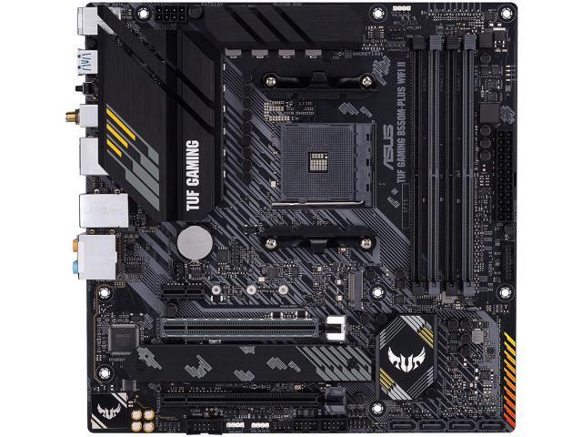 ASUS TUF B550M-PLUS WIFI II AM4 AMD B550 SATA 6Gb/s Micro ATX AMD Motherboard and AMD Ryzen 5 5600G - Ryzen 5 5000 G-Series Cezanne (Zen 3) 6-Core...