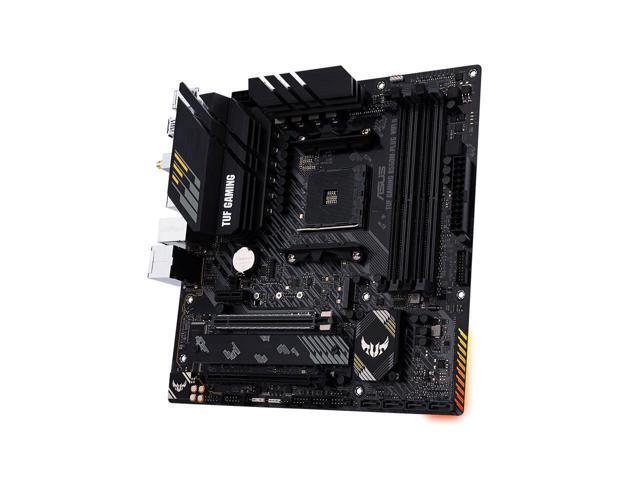 ASUS TUF B550M-PLUS WIFI II AM4 AMD B550 SATA 6Gb/s Micro ATX AMD Motherboard and AMD Ryzen5 5600X - Ryzen 5 5000 Series 6-Core 3.7 GHz Socket AM4...
