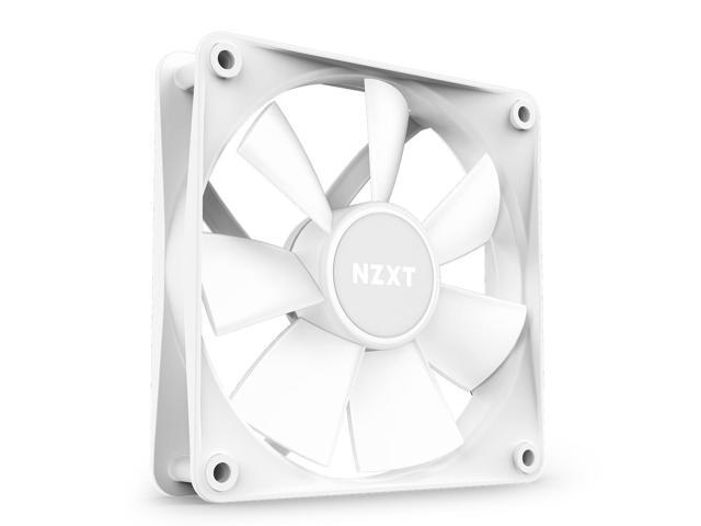 NZXT F120 RGB Core Fan - RF-C12SF-W1 - 120mm Hub-Mounted RGB Fan - Sublime RGB Lighting - PWM Control - Single Pack, 120mm Case Fan - White