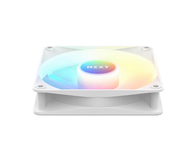 NZXT F140 RGB Core Fan - RF-C14HF-W1 - 140mm Hub-Mounted RGB Fan - Sublime RGB Lighting - PWM Control - Twin Pack (Controller Included), 140mm Case...