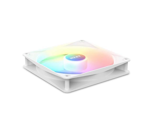 NZXT F140 RGB Core Fan - RF-C14HF-W1 - 140mm Hub-Mounted RGB Fan - Sublime RGB Lighting - PWM Control - Twin Pack (Controller Included), 140mm Case...
