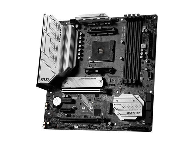 MSI MAG B550M MORTAR MAX WIFI Micro ATX Motherboard, MSI AM4 AMD Motherboard and AMD Ryzen 5 5500 - Ryzen 5 5000 Series 6-Core Socket AM4 65W,AMD...