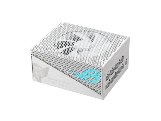 ASUS ROG STRIX 1000W Gold Aura Snow Edition, 80+ Gold Certification Full Modular, Compatible with PCIe Gen 5.0 and ATX 3.0, Support Aura Sync,...