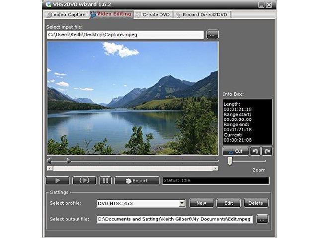 ClearClick VHS To DVD Wizard Software for Windows - Convert Any VHS Tape To Digital Video or DVD