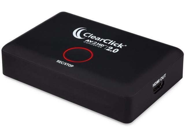 ClearClick AV To HD Converter 2.0 (Second Generation) - Convert & Record Video From AV RCA Composite Video To HDMI 1080P - Adapter For VCR VHS DVD Camcorder Hi8 Gaming To TV - image 2