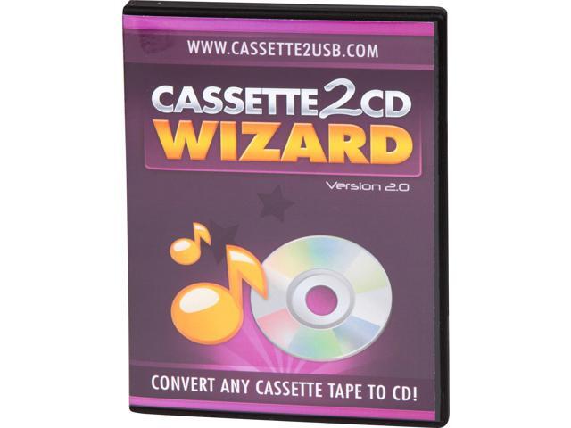 ClearClick Cassette Tape to MP3 USB Converter with Cassette2CD Wizard 2.0 Software