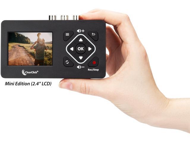 ClearClick Video to Digital Converter 2.0 (Second Generation) Mini Edition - Record Video from VCR's, VHS Tapes, AV, RCA, Hi8, Camcorder, DVD,...