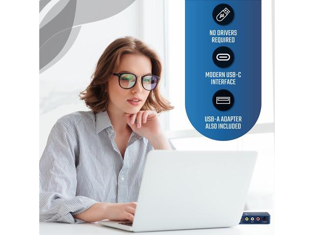 ClearClick Video to USB 1080P Audio Video Capture & Live Streaming Device - Input HDMI, AV, RCA, S-Video, VCR, VHS, Camcorder, Video8, Hi8, DVD,...