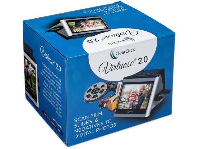 ClearClick Virtuoso 2.0 (Second Generation) 22MP Film & Slide Scanner with Extra Large 5' LCD Screen - Convert 35mm, 110, 126 Slides and Negatives...