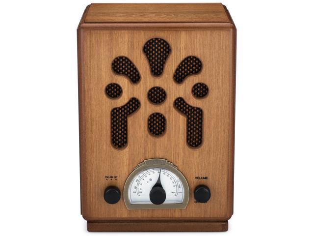 ClearClick Classic Vintage Retro Style AM/FM Radio with Bluetooth - Handmade Wooden Exterior - image 4