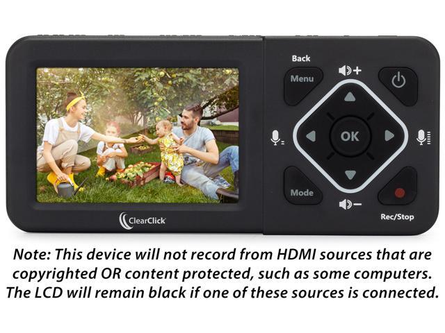 ClearClick HD Video Capture Box Ultimate - Capture and Stream Video from HDMI, RCA, VHS, VCR, DVD, Camcorders, Hi8