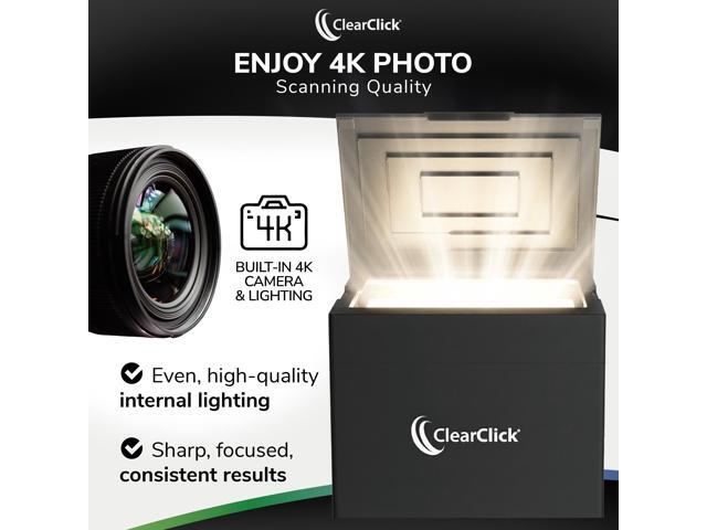 ClearClick InstaScan Photo Scanner - Scans Each Photo Virtually Instantly - Compatible with 4x6, 5x7, & Smaller Photos - No Drivers Required -...