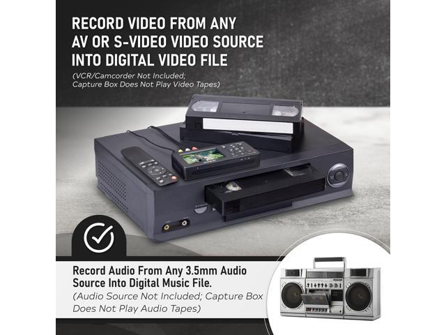 SoundBeast Video Capture Box 2.0 - Record Video & Audio from VCR, VHS, AV, RCA, S-Video, Hi8, Camcorder, DVD, Cassette Tape Players, Stereos,...